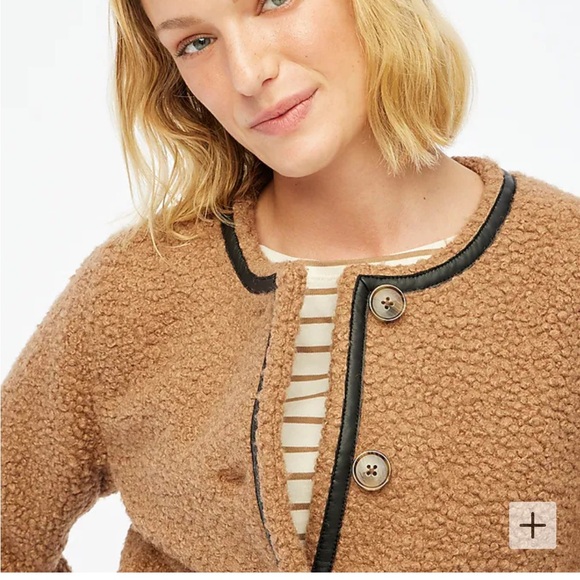 NWT! Sherpa lady jacket - Toasted Brown Sherpa - Picture 3 of 4